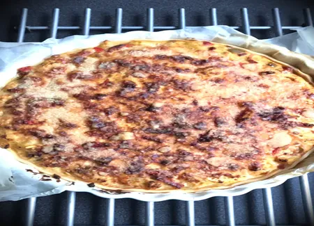 Quiche aux légumes du soleil et lardons