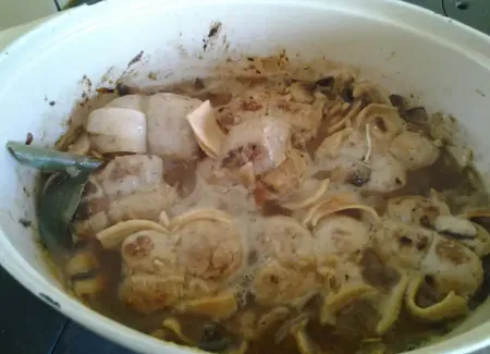 Paupiettes de veau sauce forestière