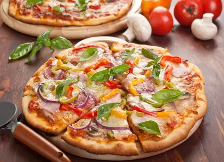 Pizza allégée (sans beurre ni huile)