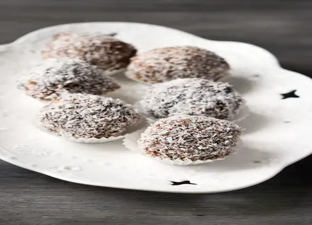 Truffes chocolat noix de coco
