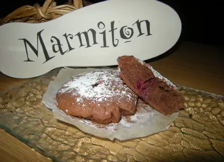 Moelleux chocolat / framboise sans beurre