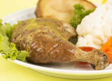 Poulet fumé