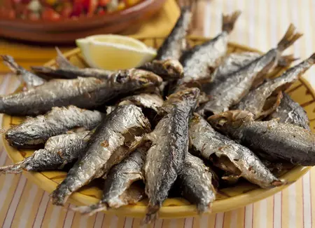 Sardines au four à l'ail