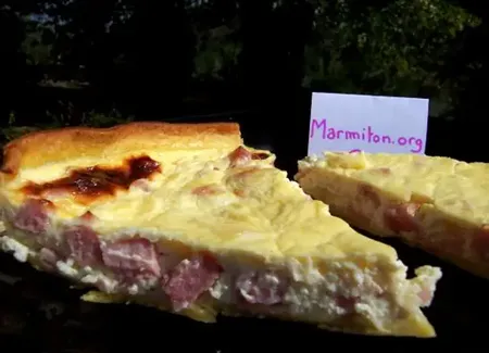Quiche légère au fromage blanc