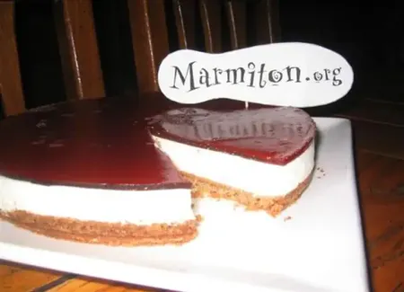 Bavaroise au citron sur lit croquant