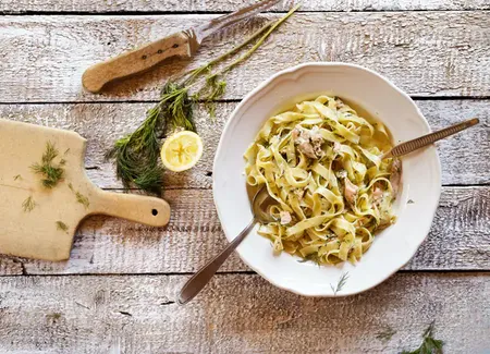 Tagliatelles au poisson