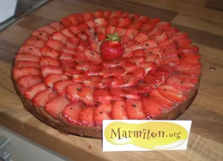 Moelleux fraises et chocolat