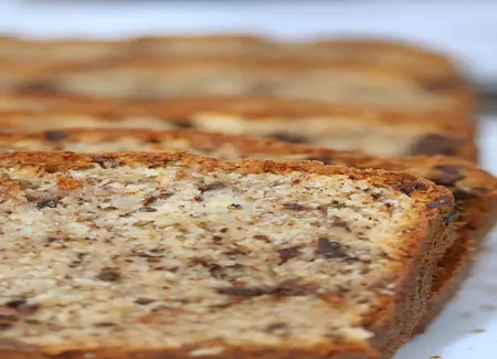 Gateau moelleux bananes chocolat