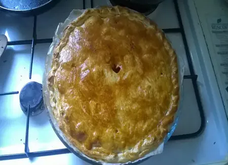 Tourte poulet tandoori pomme de terre
