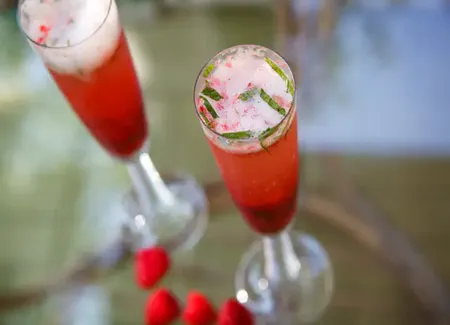 Cocktail rose sucré