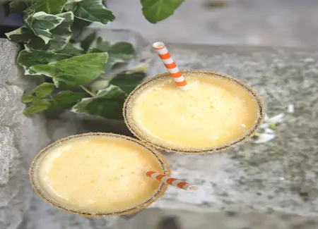 Smoothie crème de pêches