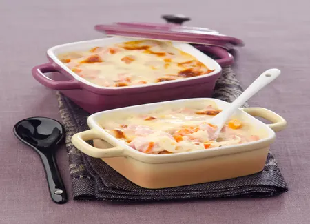 Tartiflette carottes et mont d'or