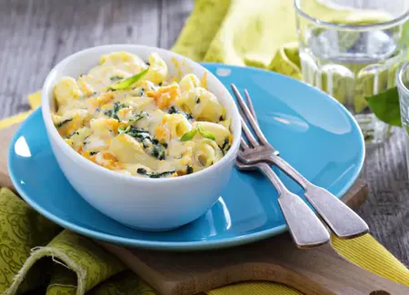 Macaronis aux champignons de valérie