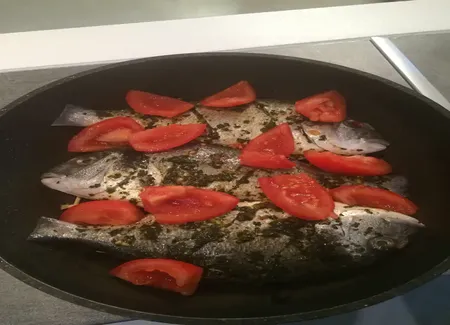 Daurade à la chermoula