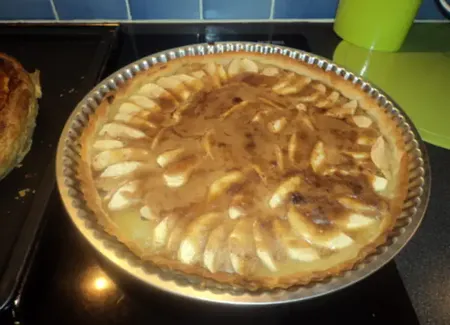 Tarte aux pommes très gourmande