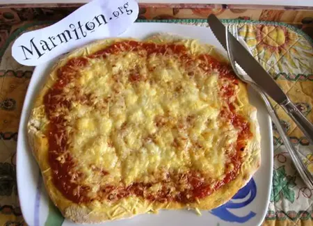 Pizza chèvre et miel