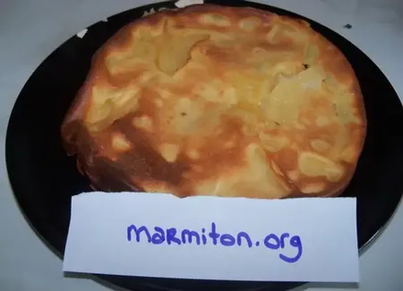 Tarte express sans pâte aux pommes et au miel