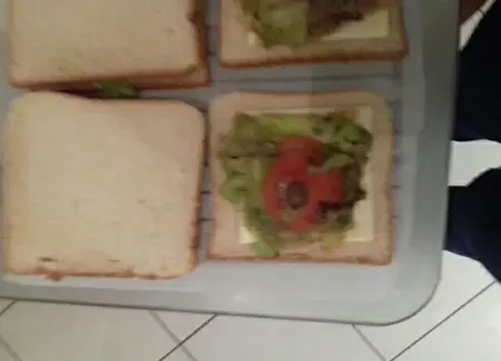 Croque monsieur aux légumes