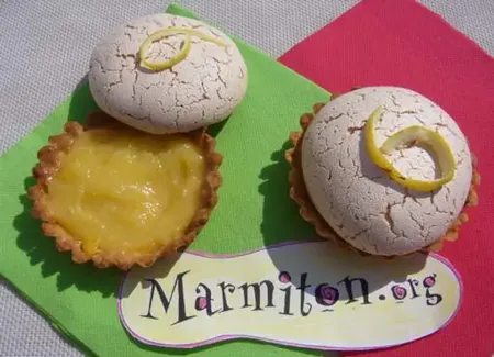 Tartelettes citron au dôme framboise