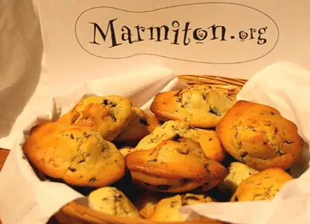Madeleines aux pépites de chocolat