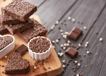Riz soufflé au chocolat