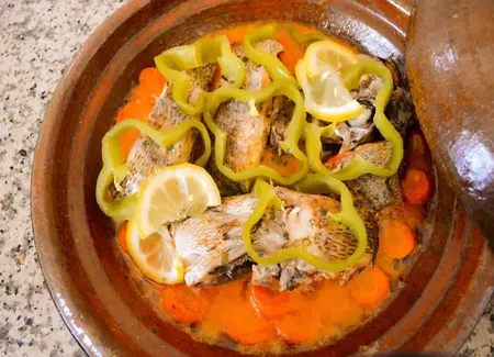 Tajine de poisson de zohra