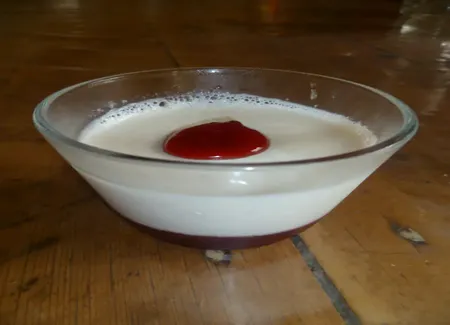 Panna cotta aux cerises