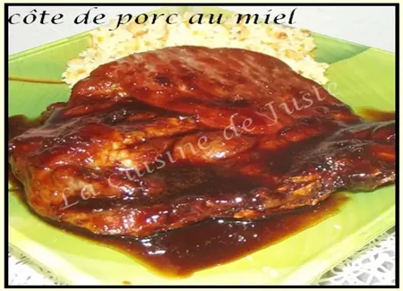 Côtes de porc au miel