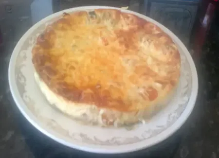 Flan aux poireaux et à la carotte