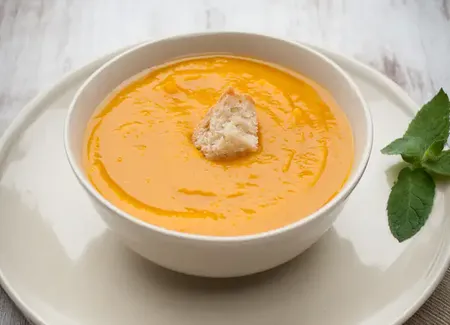 Soupe de potimarron à l'asiatique