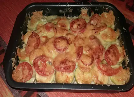 Gratin de ratatouille au comté