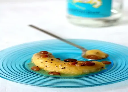 Bananes aux raisins flambées au rhum