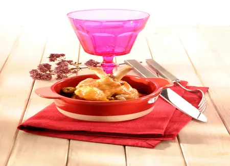 Canard en cocotte aux olives