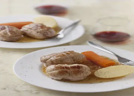 Paupiettes de veau au vin blanc