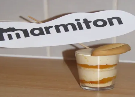 Tiramisu abricot fleur d'oranger