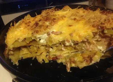 Gratin de pâtes au mascarpone