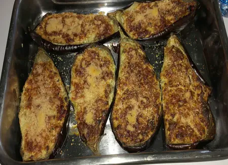 Aubergines farcies à la ricotta