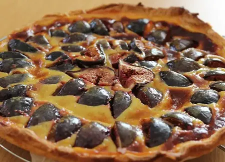 Tarte aux figues fraîches