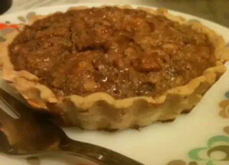 Tarte noix de pécan avec golden syrup