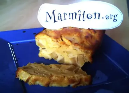 Fondant aux pommes golden