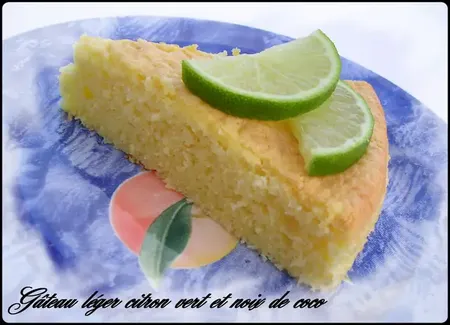 Gâteau léger au citron vert