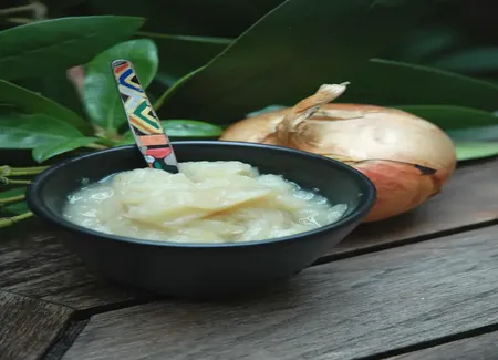 Purée d'oignons de roscoff