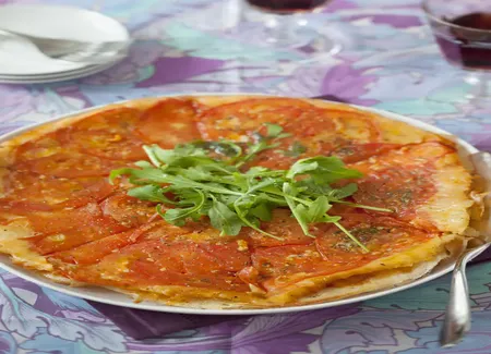 Tarte tatin à la tomate
