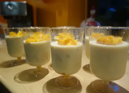 Panna cotta à la mangue