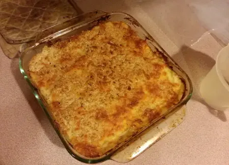 Hachis parmentier aux courgettes et au boeuf