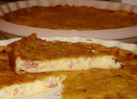 Quiche aux oignons sans pâte