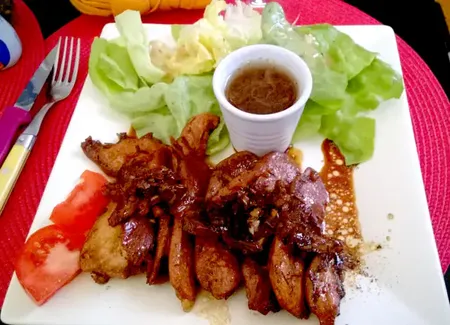 Poulet soy mielleux