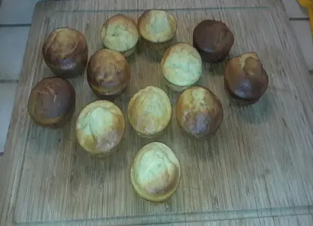 Muffins à la banane légers