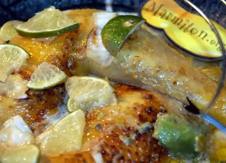 Poulet au citron vert et avocats