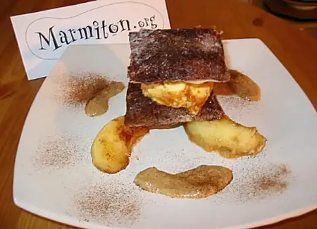 Millefeuille pomme cannelle